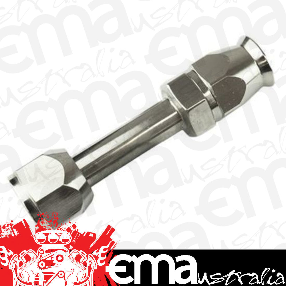 Proflow PFEAC101-08 Hose End Air Conditioning 304 Stainless Straight Female O-Ring Pilot -08 Chrome
