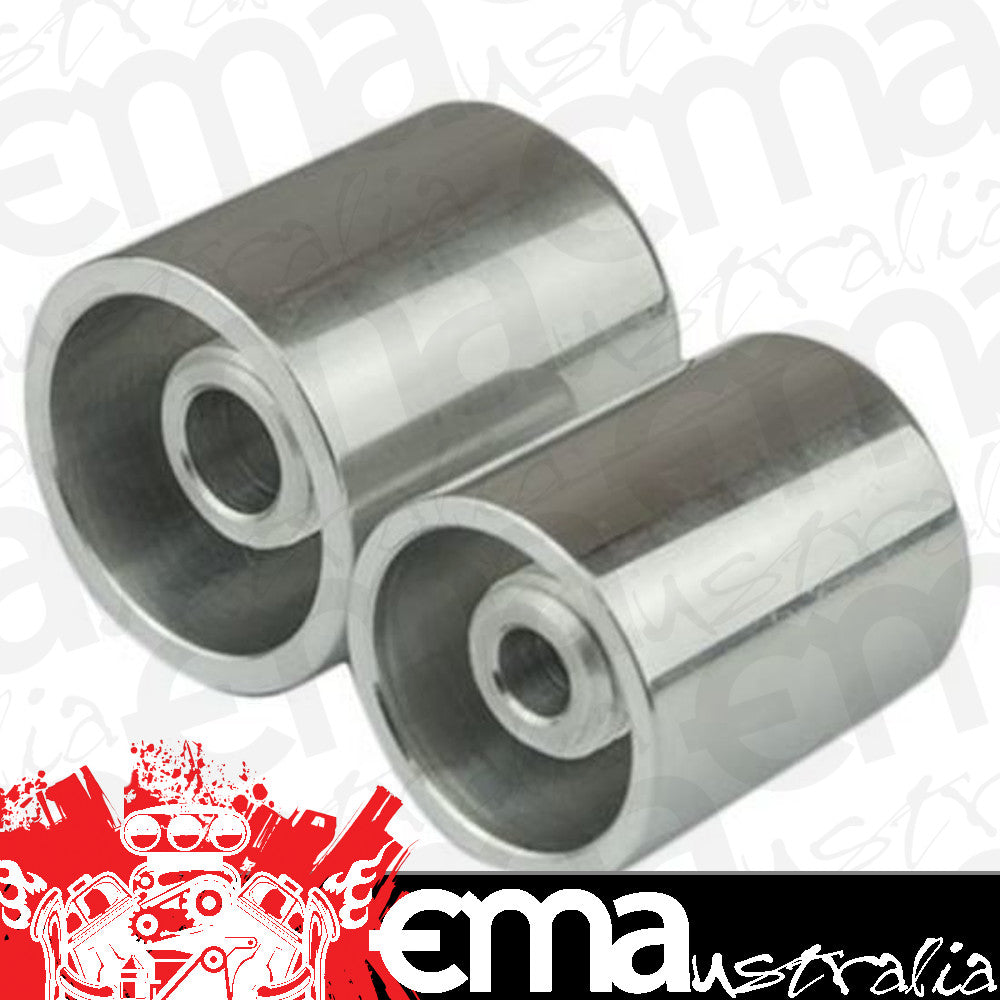 Proflow PFEAC119-01 Hose End Air Conditioning 304 Stainless Chrome Charge Port Cap Small