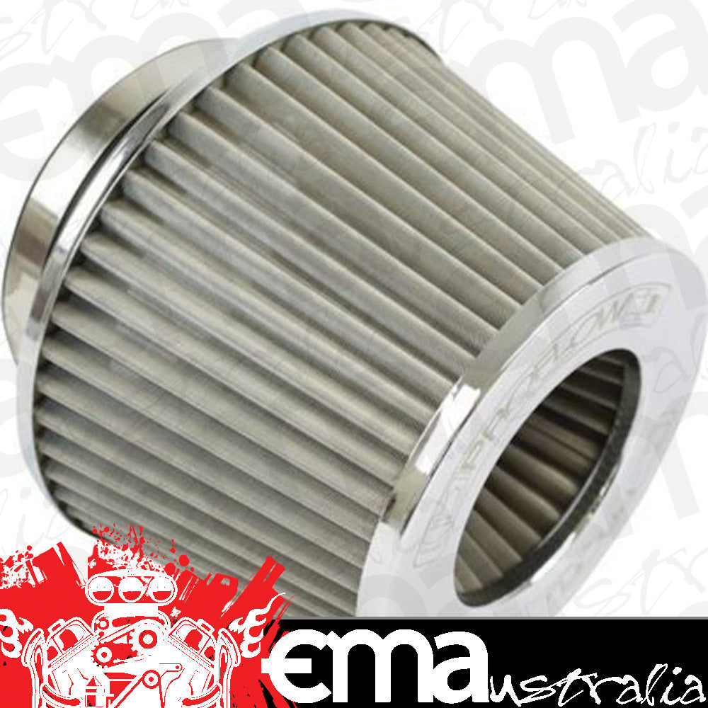 Proflow | PFEAF-10063S | Air Filter Pod Style Stainless 100mm High 63.5mm (2-1/2') Neck