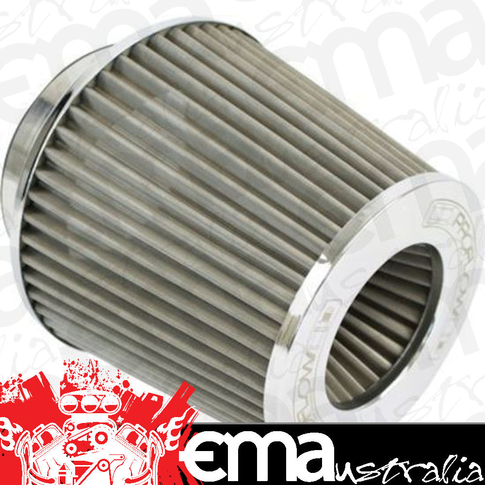 Proflow PFEAF-13100S Air Filter Pod Style Stainless Steel 130mm High 100mm (4" ) Neck