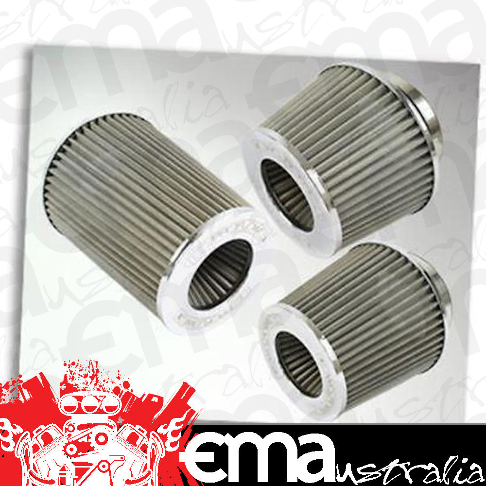 Proflow | PFEAF-19063S | Air Filter Pod Style Stainless Steel 190mm High 63.5mm (2-1/2" ) Neck