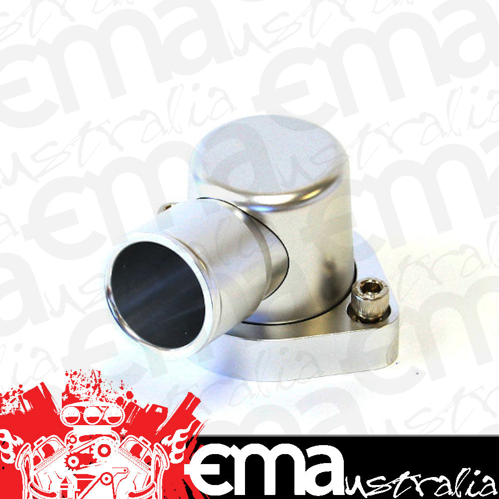 Aeroflow AF64-2039S Billet Thermostat Housing Silver 90 Deg suits 302 351C