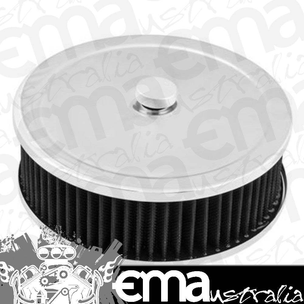 Proflow | PFEAF-6150076B | Air Filter Assembly Round 6" x 3" Chrome