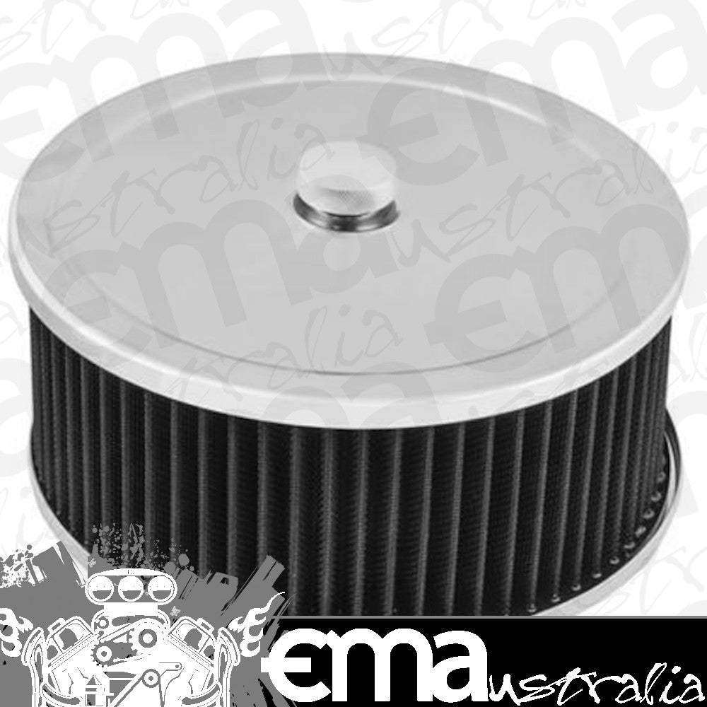 Proflow | PFEAF-6230102B | Air Filter Assembly Round 9" x 4" Chrome