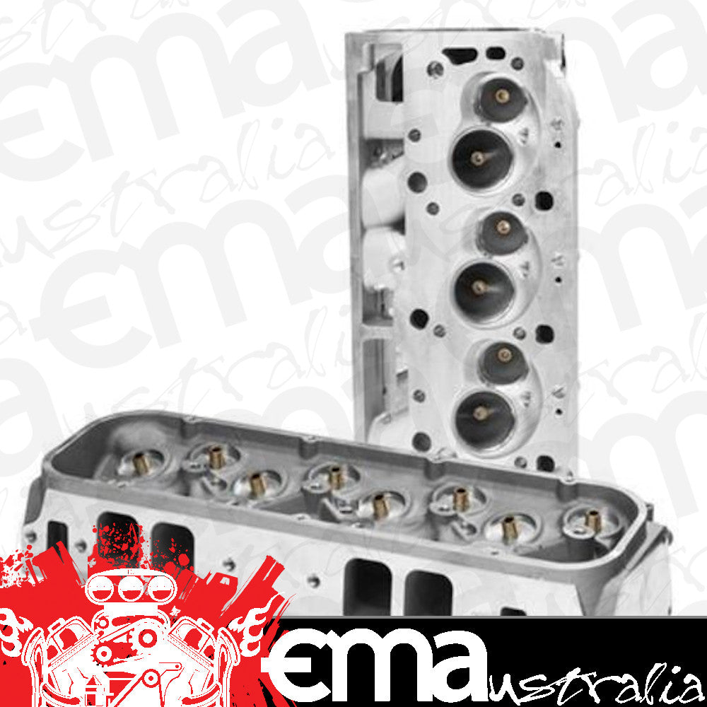 Proflow PFEAHBB315121 Cylinder Heads AirMax 320 Aluminium Assembled 120cc Chamber Straight Plug 315cc Intake Runner BB Chevrolet Pair