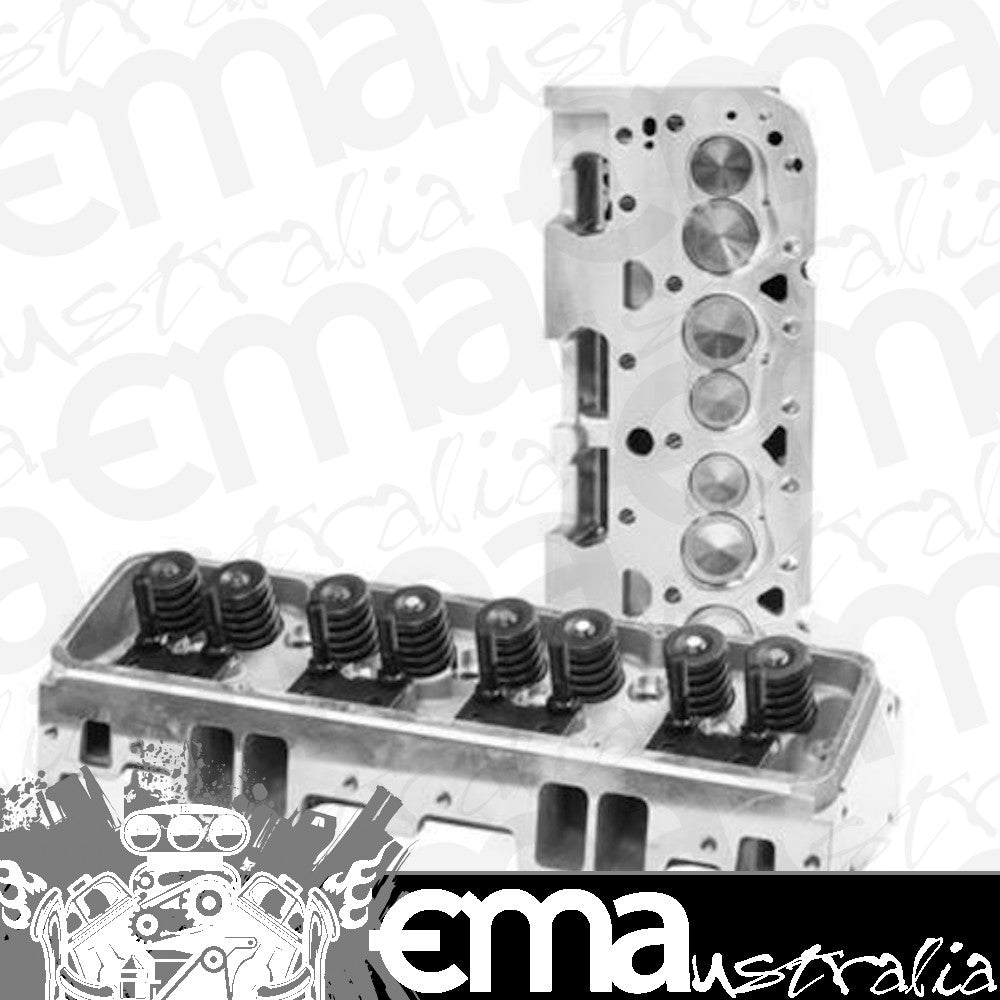 Proflow PFEAHC18064SP Cylinder Heads AirMax 180 Aluminium Assembled 64cc Chamber Straight Plug 180cc Intake Runner SB For Chevrolet Pair