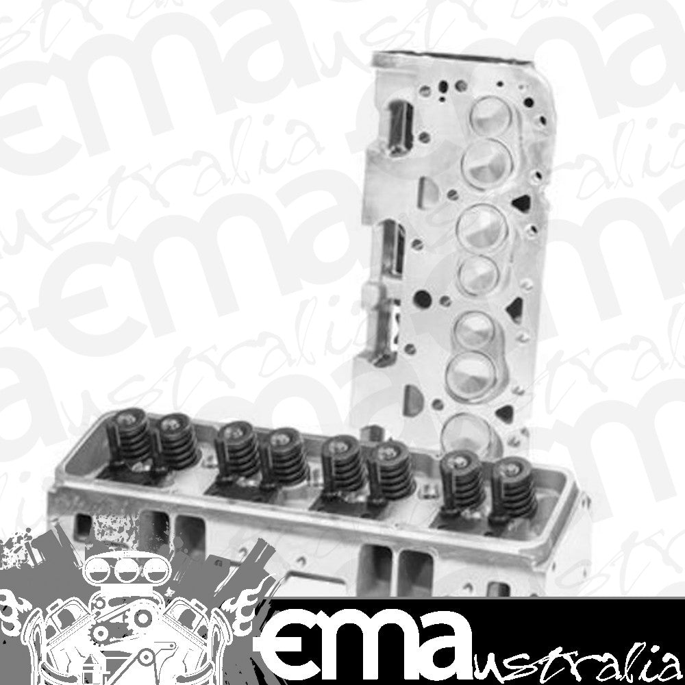 Proflow PFEAHC520064AP Cylinder Heads AirMax 200 535HP Aluminium Assembled 64cc Chamber Angle Plug 200cc Intake Runner SB For Chevrolet Pair