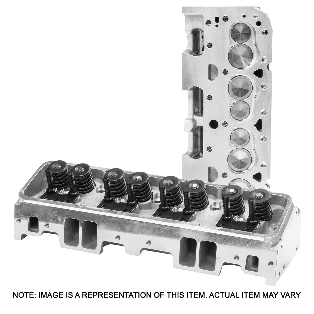 Proflow PFEAHC520072AP Cylinder Heads AirMax 200 535HP Aluminium Assembled 72cc Chamber Angle Plug 200cc Intake Runner SB For Chevrolet Pair