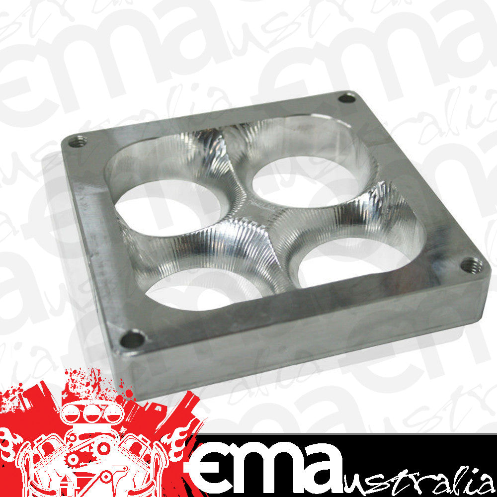 4BBL 4500 Series Dominator Carbs Velocity Spacer 1" Thick Bolt On Horsepower Aeroflow Performance Products AF64-2045
