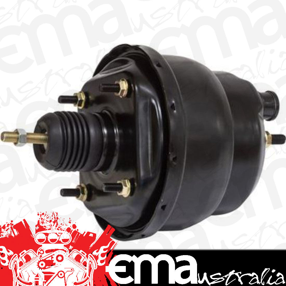 Proflow PFEBB7537BK Power Brake Booster Universal 7" Dual Diaphragm Black