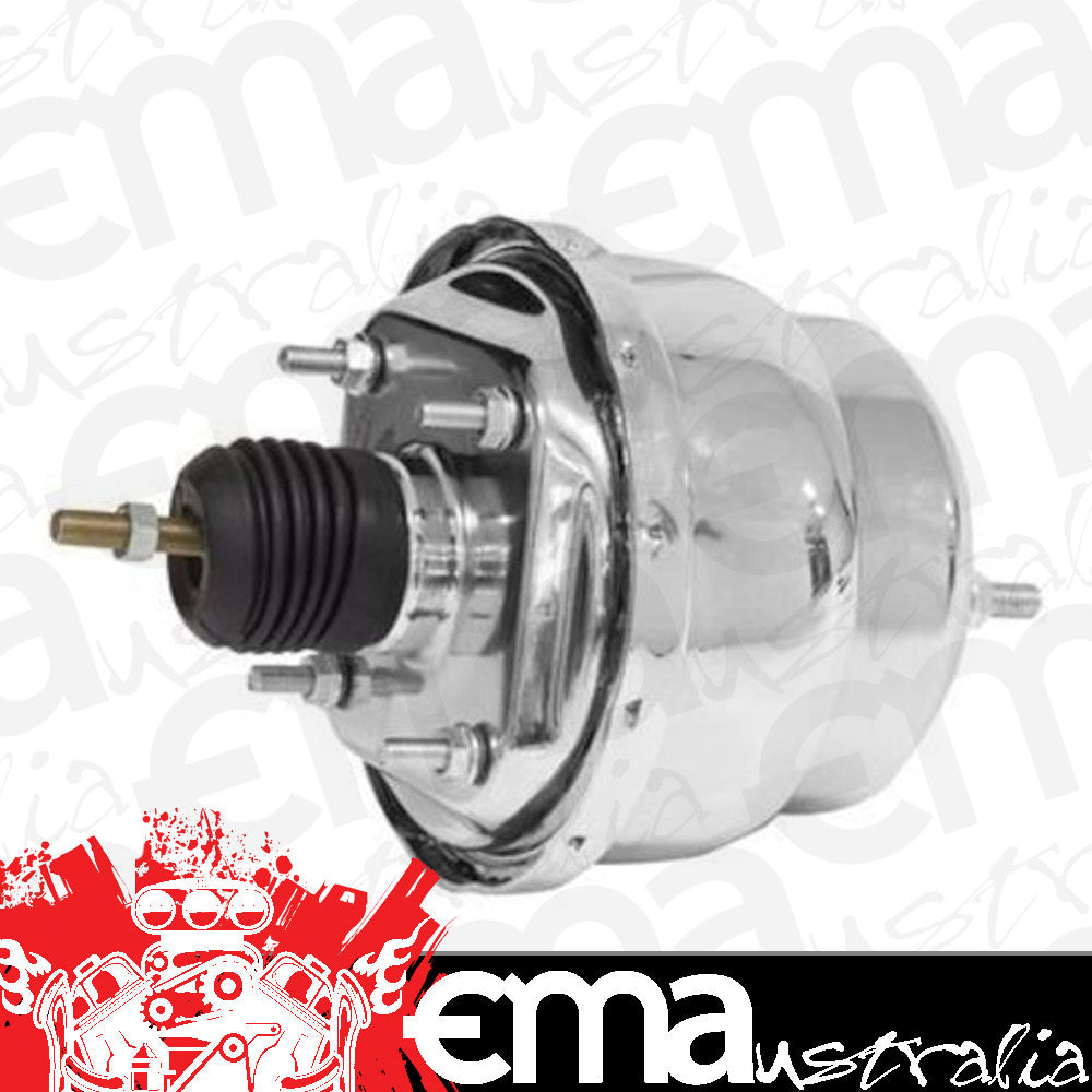 Proflow PFEBB7537CH Power Brake Booster Universal 7" Dual Diaphragm Chrome