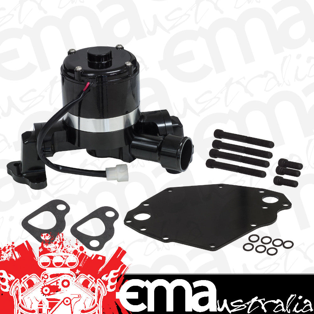 Ford Small Block Cleveland 302-351ci V8 Water Pump Electric Aluminium Black 132 LPM/35 GPM at 12 Volts SB For 302-351C Each Proflow PFEBEW5503