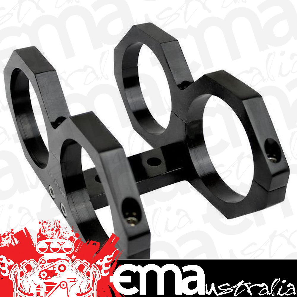 Proflow PFEBOSBILDUALBK Fuel Pump Dual Mount Billet Aluminium 044 Bosch Bracket Black