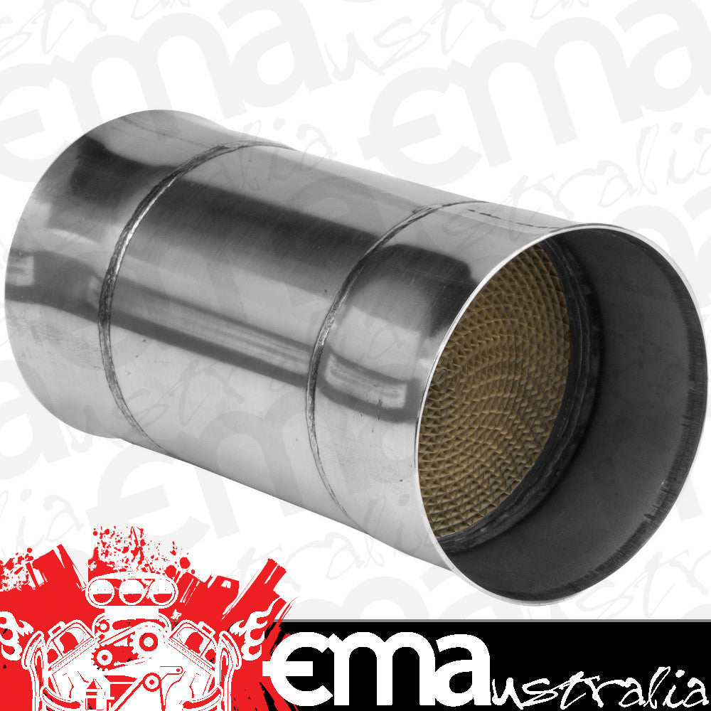 Proflow PFECAT40100 Catalytic Converter Universal Stainless Steel Polished 100 Cell 4.0" x 200mm Length