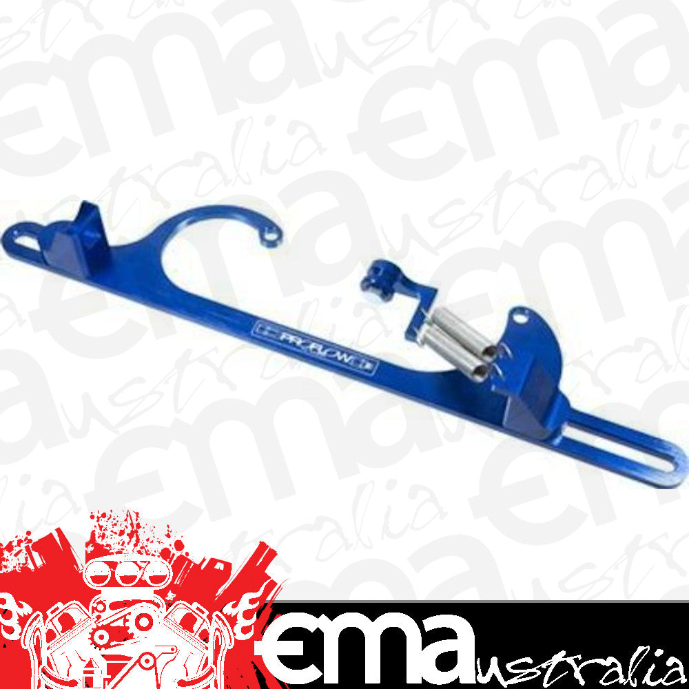 Proflow PFECB4150B Throttle Cable Bracket Billet Aluminium Blue Anodised Holley 4150/4160 Each