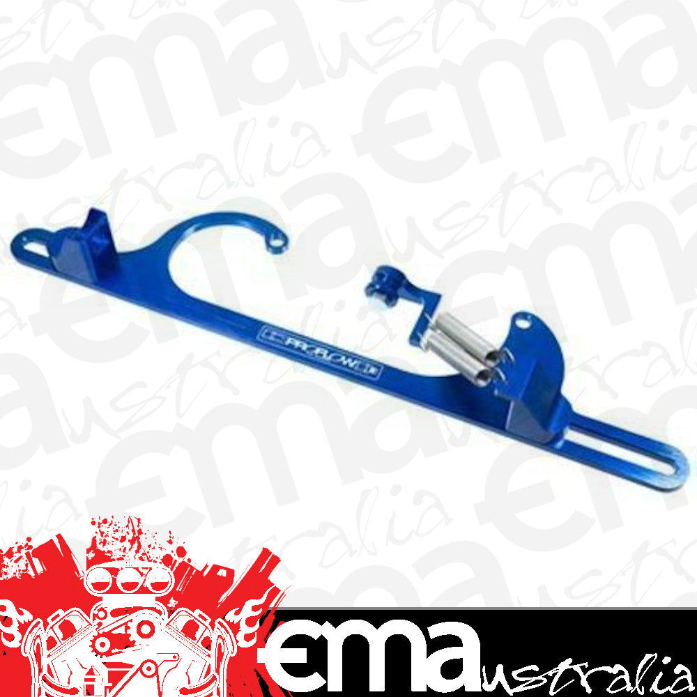 Proflow PFECB4500B Throttle Cable Bracket Billet Aluminium Blue Anodised Holley 4500 Each