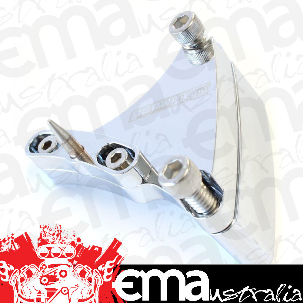 Aeroflow AF64-2049C SBC 7" Timing Pointer Chrome with 4 Deg Of Adjustmen