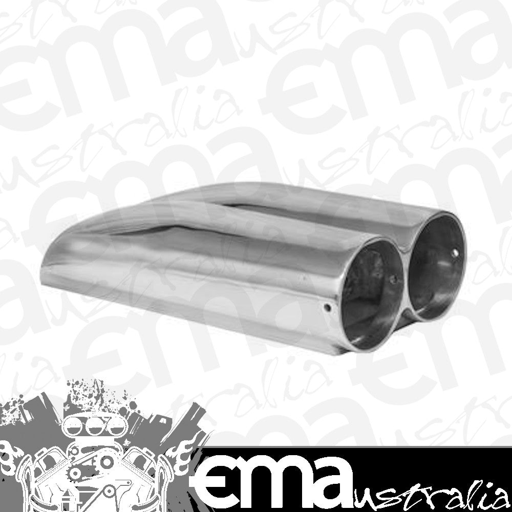 Proflow PFEEA5236P Carburettor Scoop Aluminium Polished Shot Gun Style Single/Dual Carburettor Each