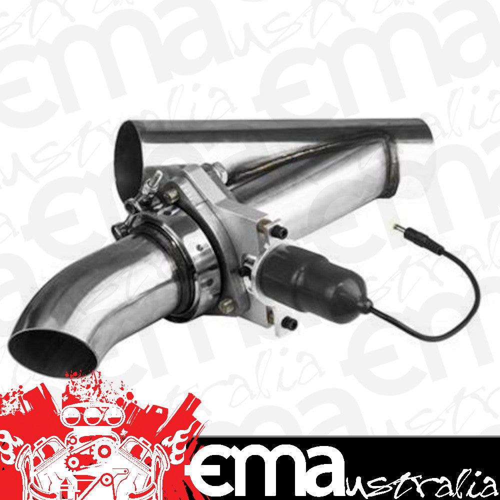 Proflow PFEEEC225 Single Exhaust Cutouts Electric Aluminium Bolt On 2.25 " Diameter Stainless Steel Tubing Kit