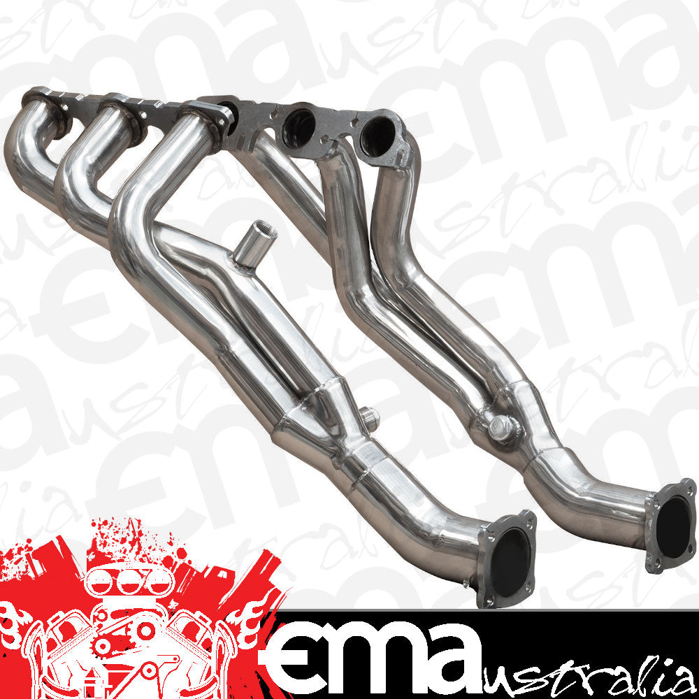 Proflow PFEEH5061 Exhaust Stainless Steel Extractors Commodore VT VX VY V6 3.8 1-3/4" Tuned Pipes
