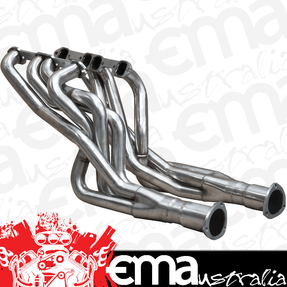 Proflow PFEEH5225S Exhaust Stainless Steel Extractors For Holden HQ HJ HX HZ WB 4.2 & 5.0 Tuned 44.5mm Primary