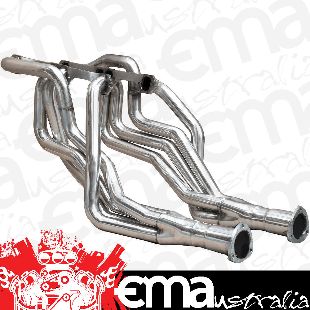 Proflow PFEEH5305S Exhaust Stainless Steel Extractors For Holden HK HT HG For Chevrolet Small Block Tuned 1-3/4" Primary