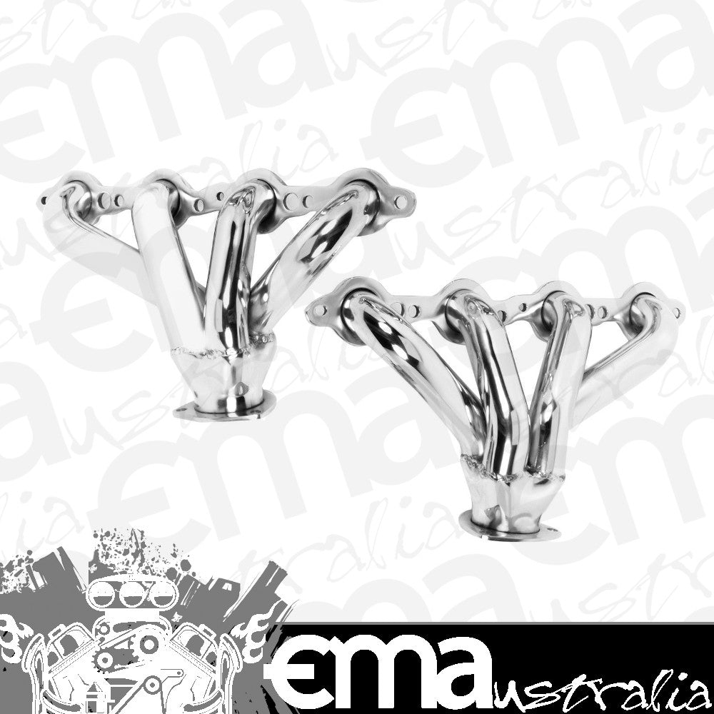 Chevrolet Holden GM LS1 LS2 V8 Exhaust Stainless Steel Block Huggers For For Centre Outlet Proflow PFEEH7000S