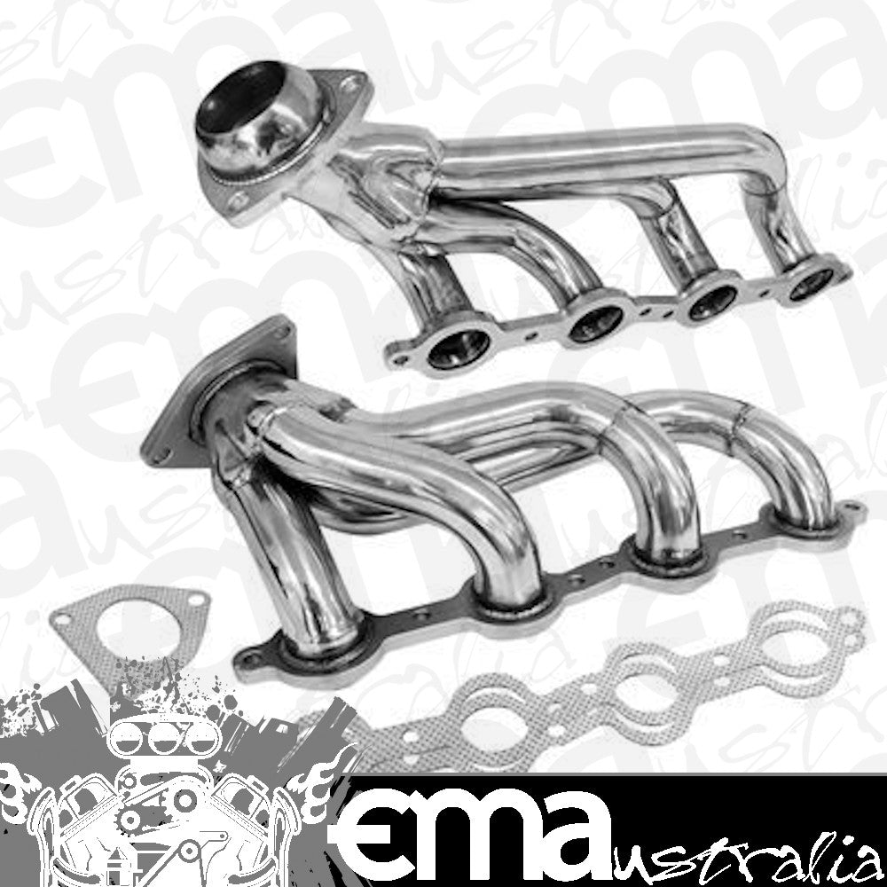 Proflow PFEEH7003 Exhaust Stainless Steel Block Huggers For Chevrolet For Holden LS1 LS2 Rear Outlet