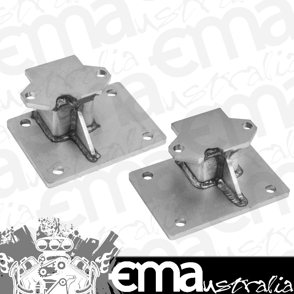 Proflow PFEEHMLS10 Engine Mounts Steel Engine Conversion Mount Adaptor LS1 LS2 Into For Holden HQ HJ HX HZ Pair