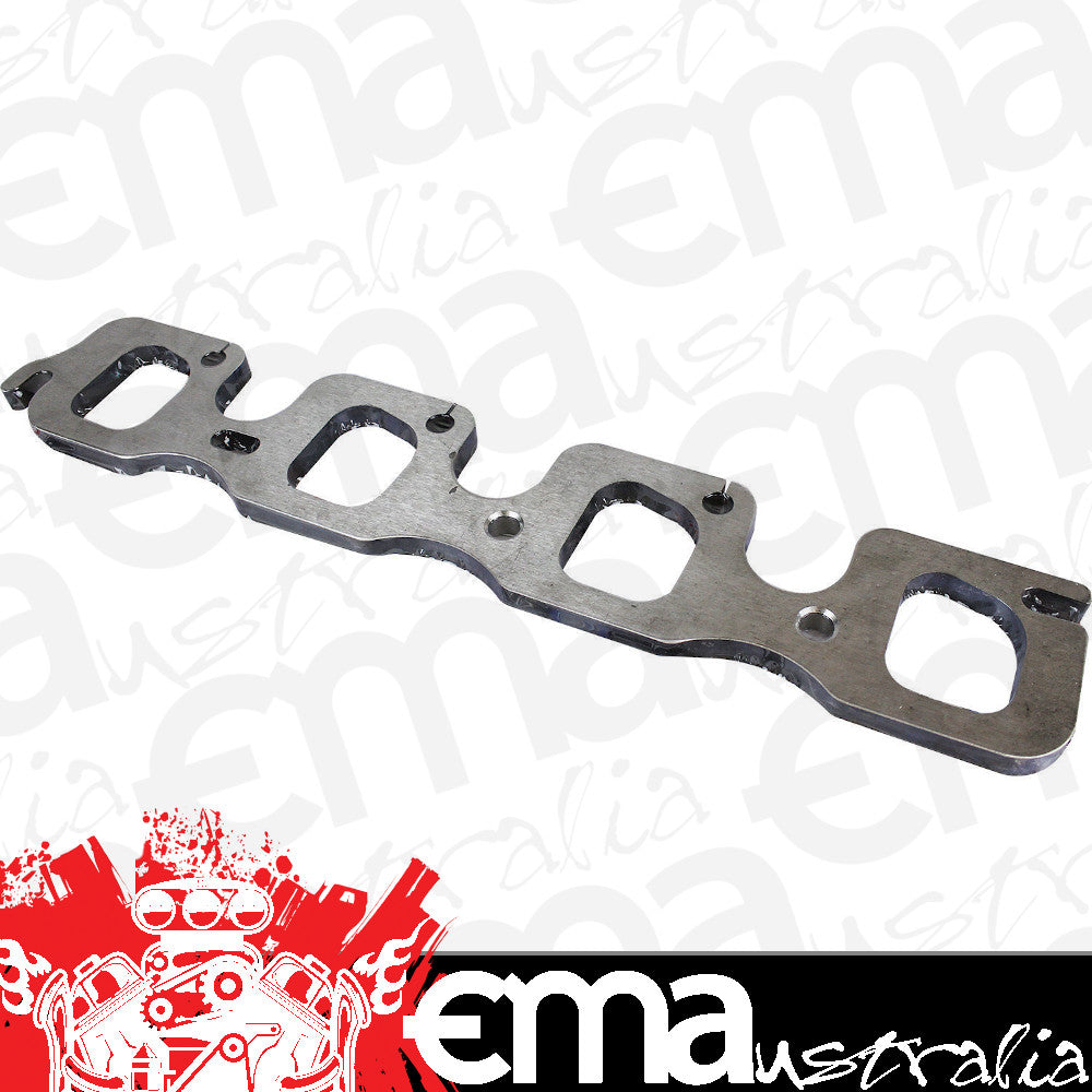 Proflow PFEEHPFD2 Header Extractor Flanges Steel 3/8 " Thick For Ford V8 302 - 351C 2V