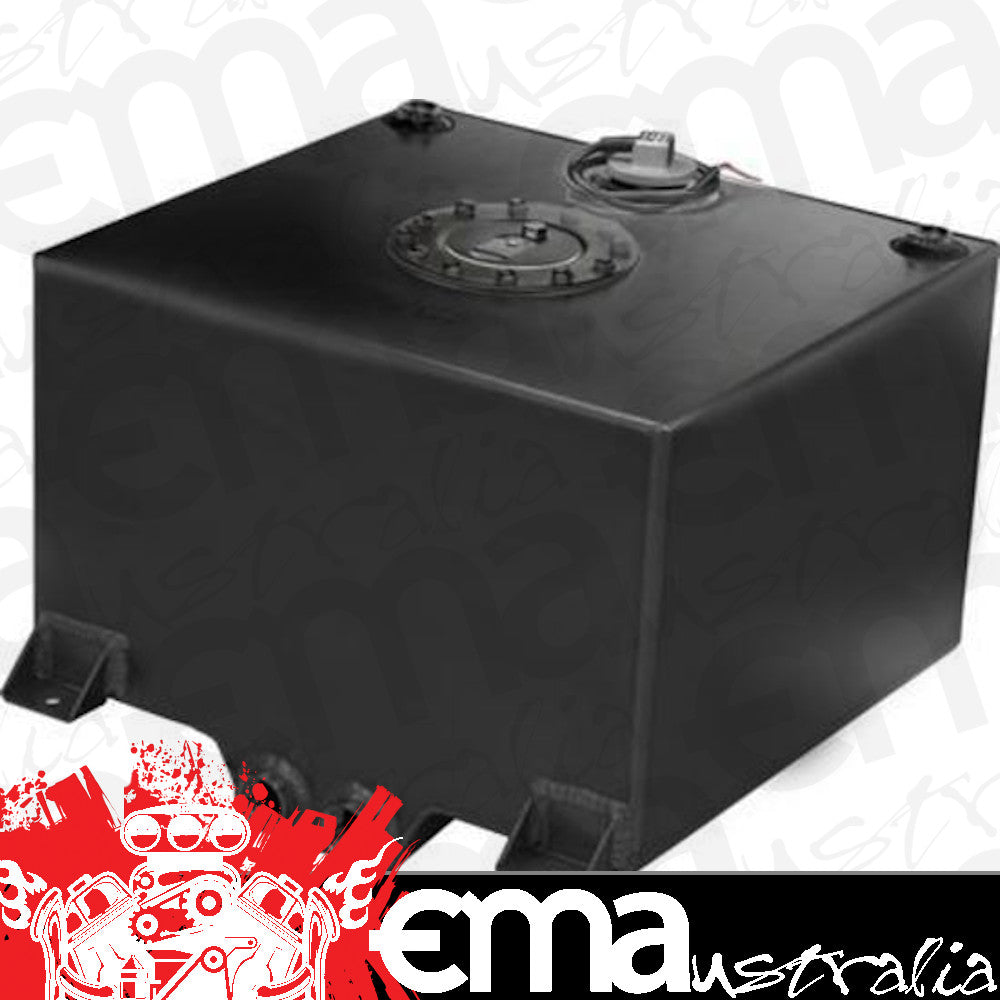 Proflow PFEFC005BK Fuel Cell Tank 5G 19L Aluminium Black 300 x 260 x 260mm Two -12 AN Female Outlets Each