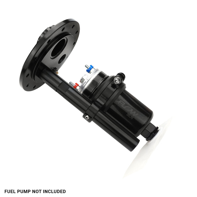 Proflow PFEFCA002 Single Fuel Pump Hanger Mounts 1 60mm Bosch 044 Fuel Pump 120.5mm PCD Billet Aluminium Black Anodised