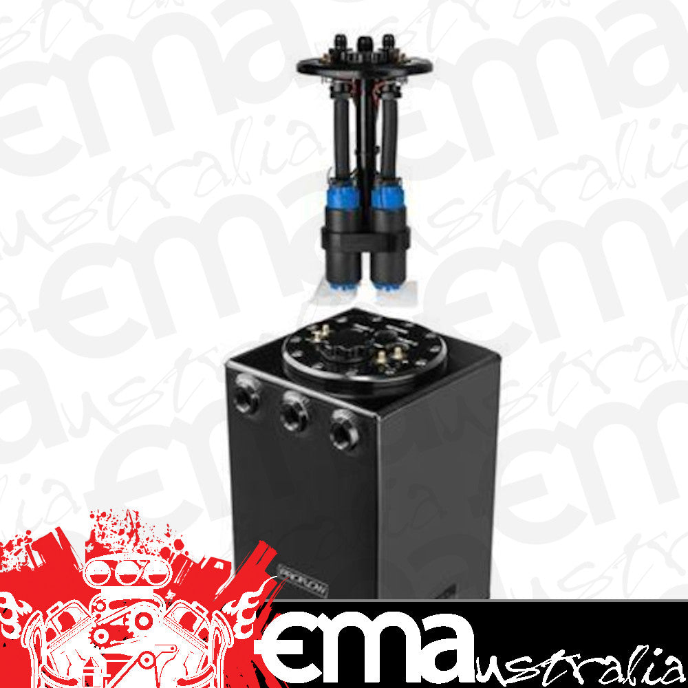 Proflow PFEFCA017 Single Fuel Pump Carrier Kit In-tank With 1x 380LPH Pump Billet Aluminium Black