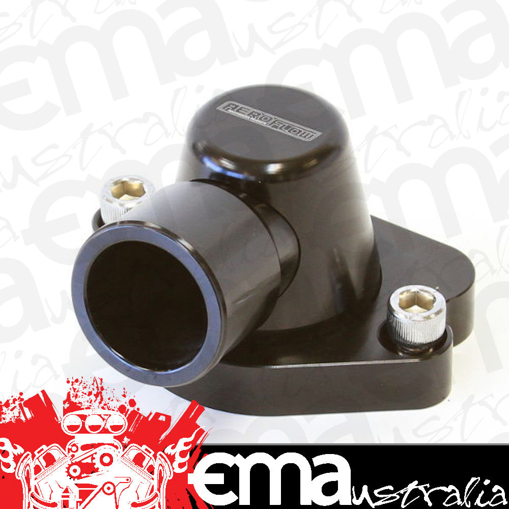 Aeroflow AF64-2056BLK 253 308 Holden Thermostat Housing Black No Heater Swivel