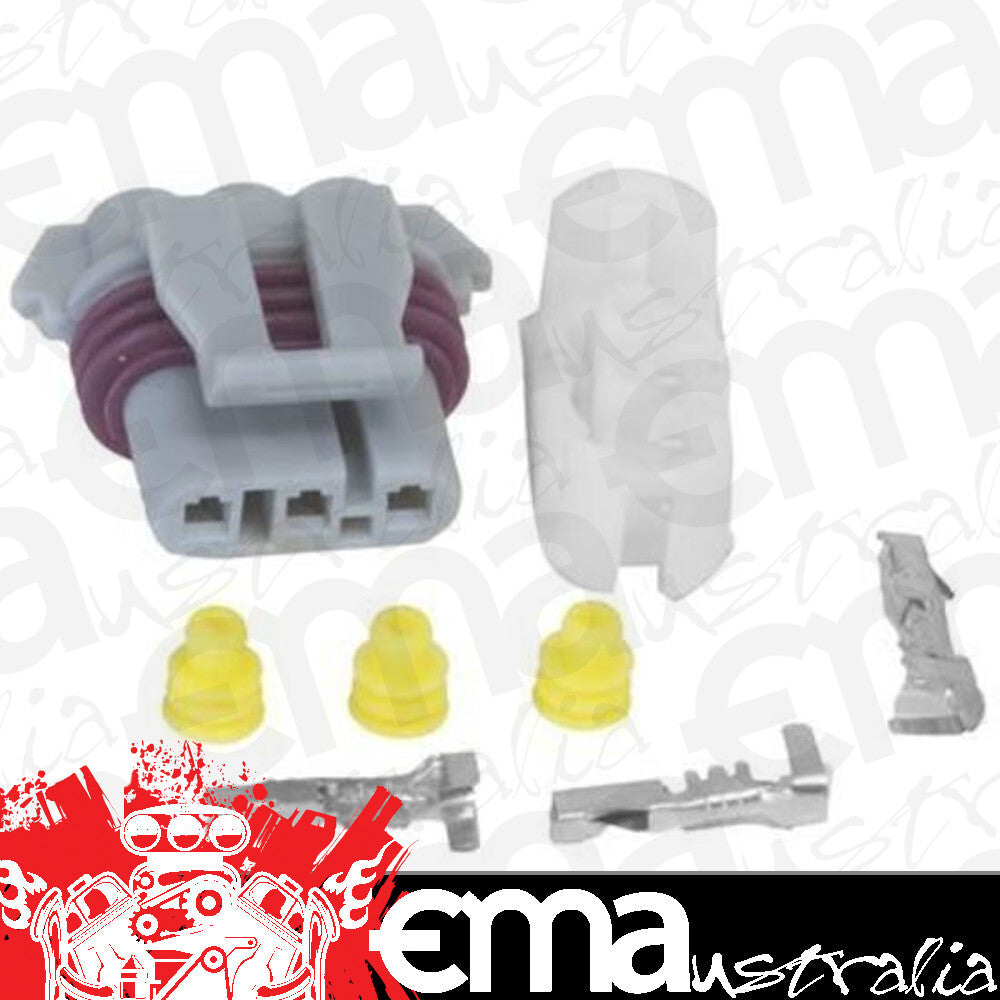 Proflow PFEFI-022 GM LS1 LS3 3 Pin Cam Sensor Plug w/Terminals & Seals