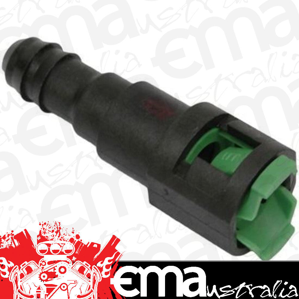 Proflow PFEFLQR084 Fuel Line Connectors Nylon 5/16" Female QR Straight to 3/8" (10mm) Barb Each