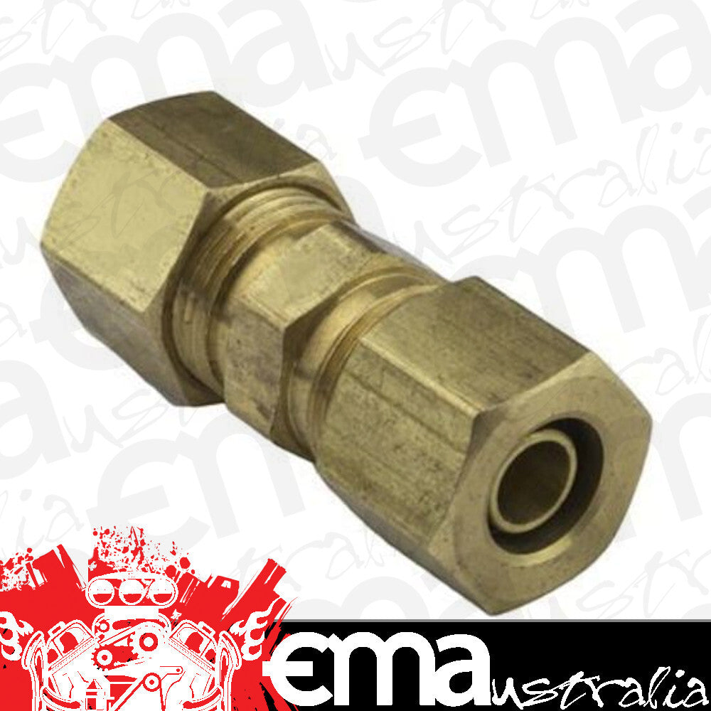 Proflow PFEFLQR138 Fuel Line Connectors Brass 3/8" (10mm) to 3/8" (10mm) Nylon to Pipe Compression Joiner Each