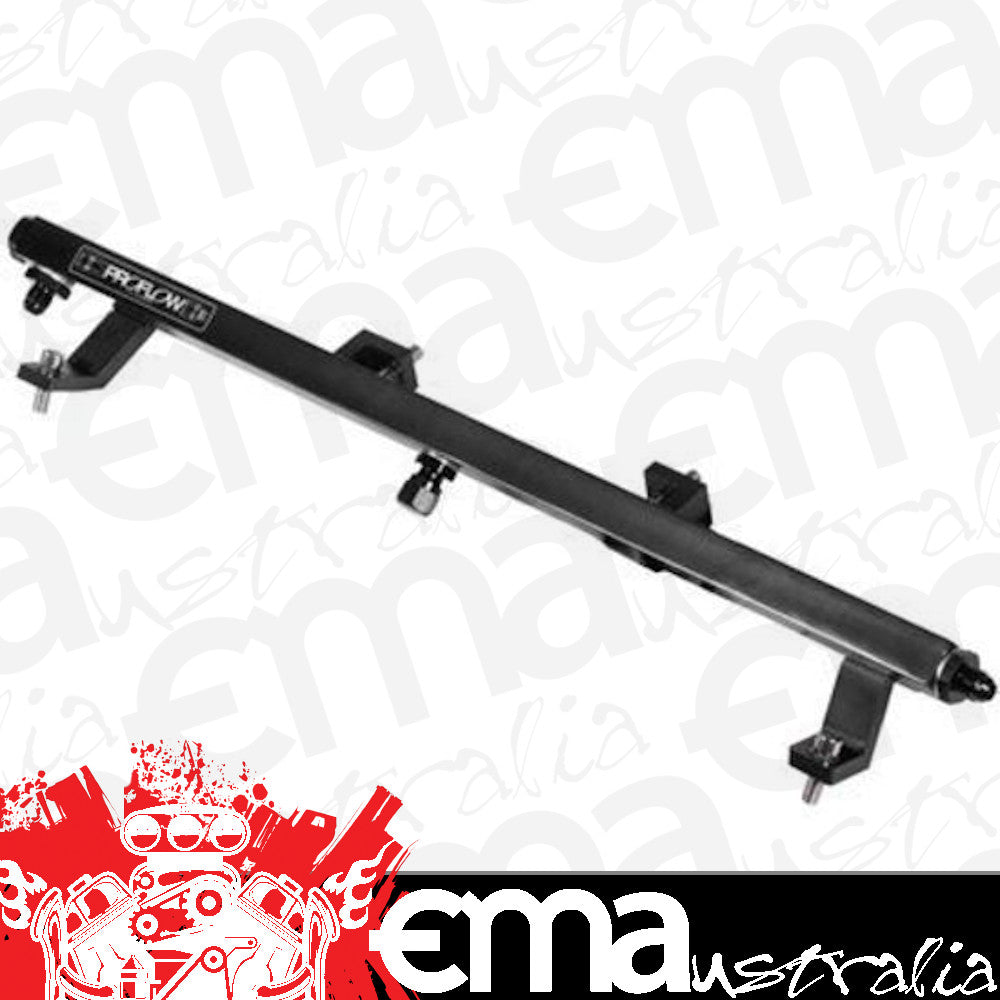 Proflow PFEFRKFD6BK Fuel Rail Kit For Ford Falcon Barra BA-BF XR6 Turbo Billet Aluminium Black Anodised