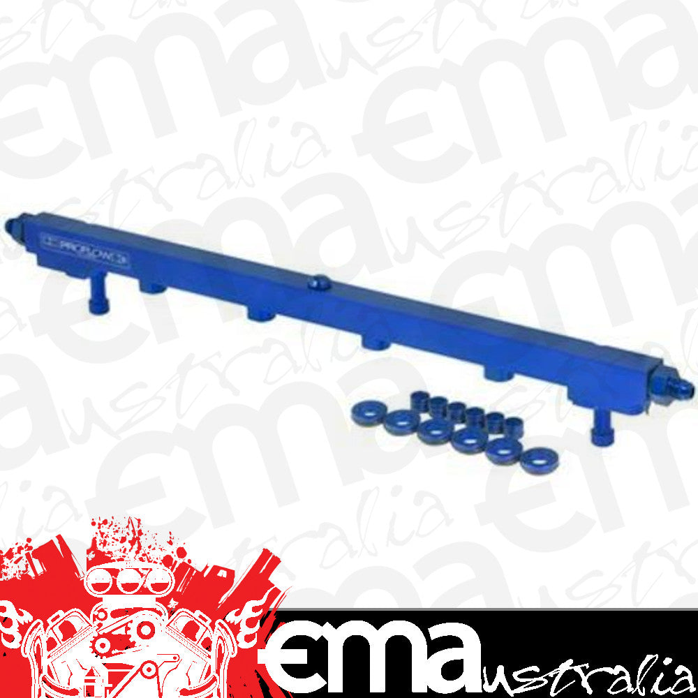Proflow PFEFRKRB25B Fuel Rails Kit Billet Aluminium Blue For Nissan RB25