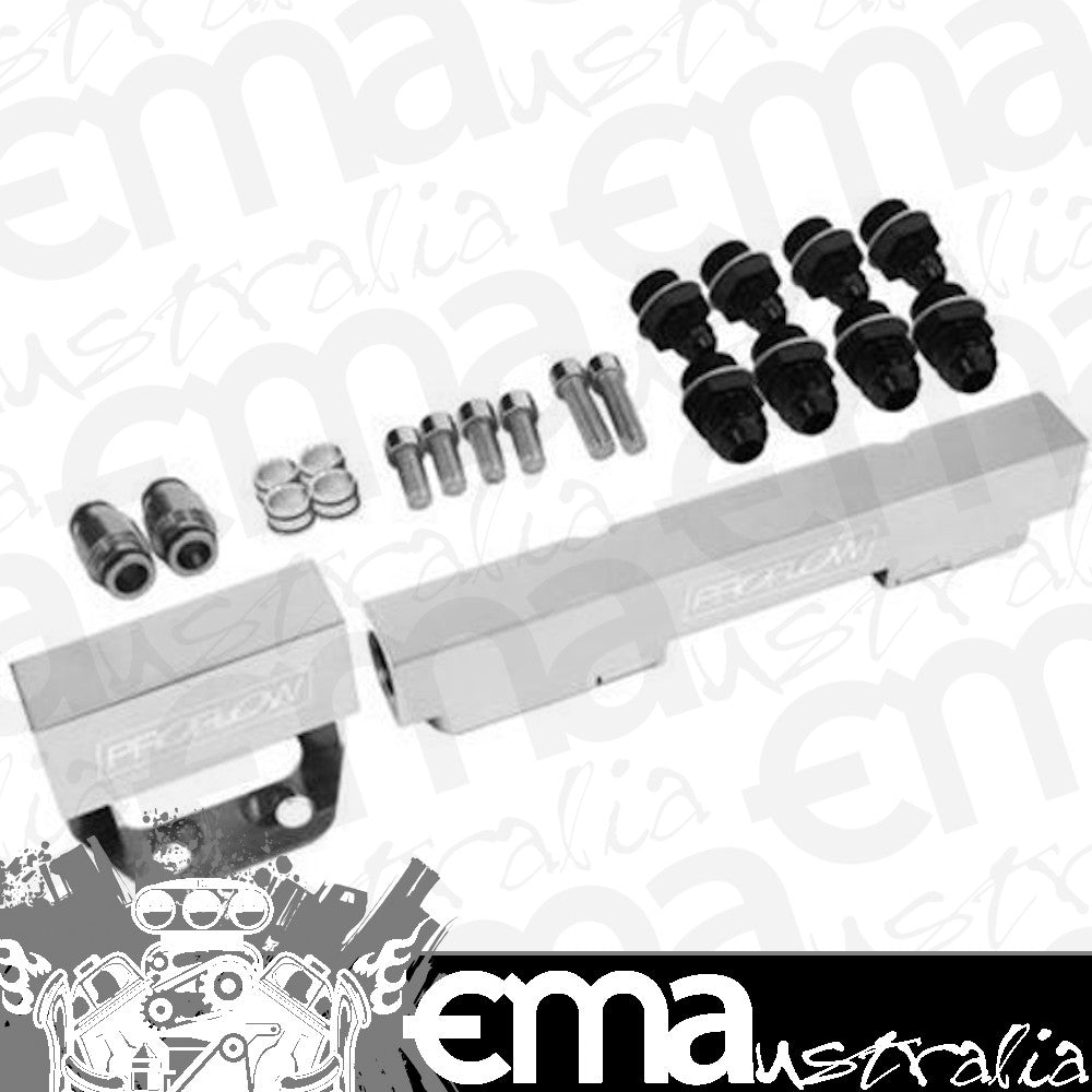 Proflow PFEFRKRX45CH Fuel Rails Kit Billet Aluminium Chrome For Mazda Rotary Series 4&5