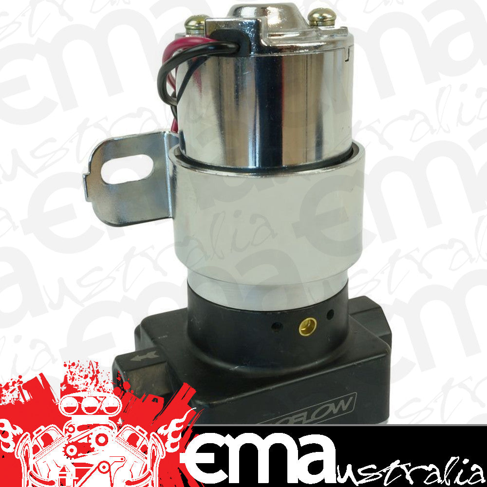 Proflow PFEFS12802 Carburettor Fuel Pump 110GPH (Black) 14PSI AN8 Ports