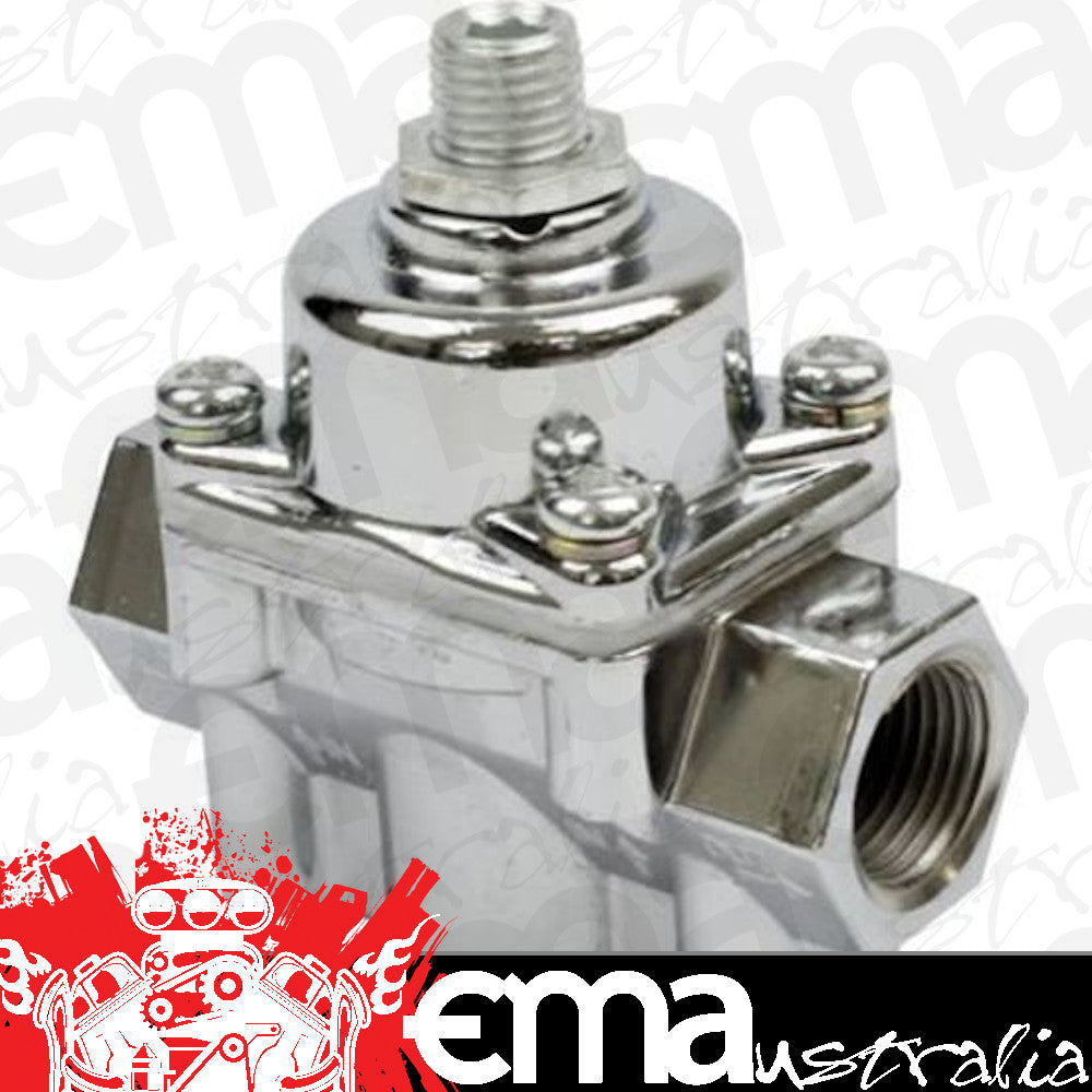 Proflow PFEFS12803 Fuel Pressure Regulator Black Aluminium 4.5-9 PSI Universal Each