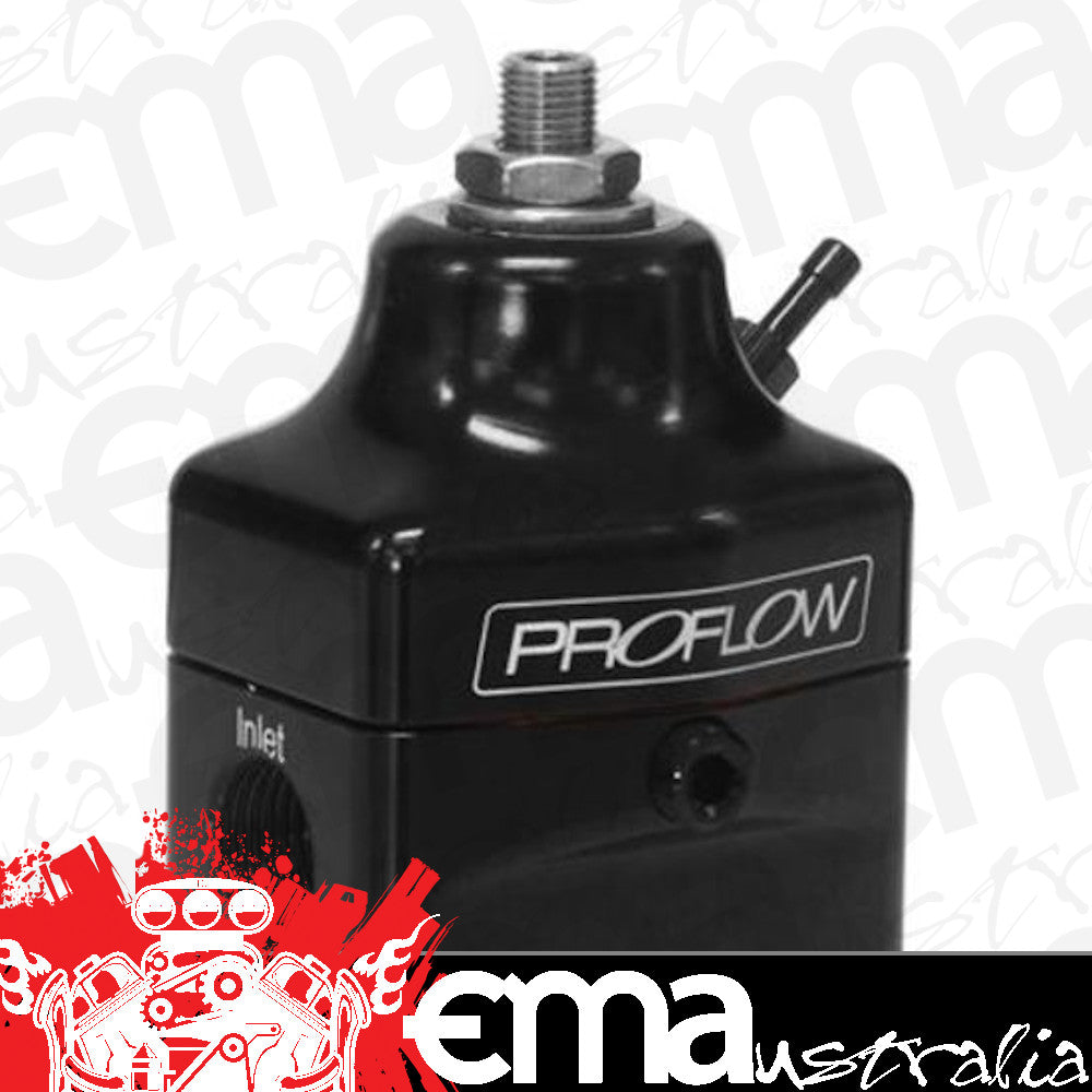 Proflow PFEFS13128 Fuel Pressure Regulator EFI Pro 30-65 PSI 3-Port -08AN Billet Aluminium Universal