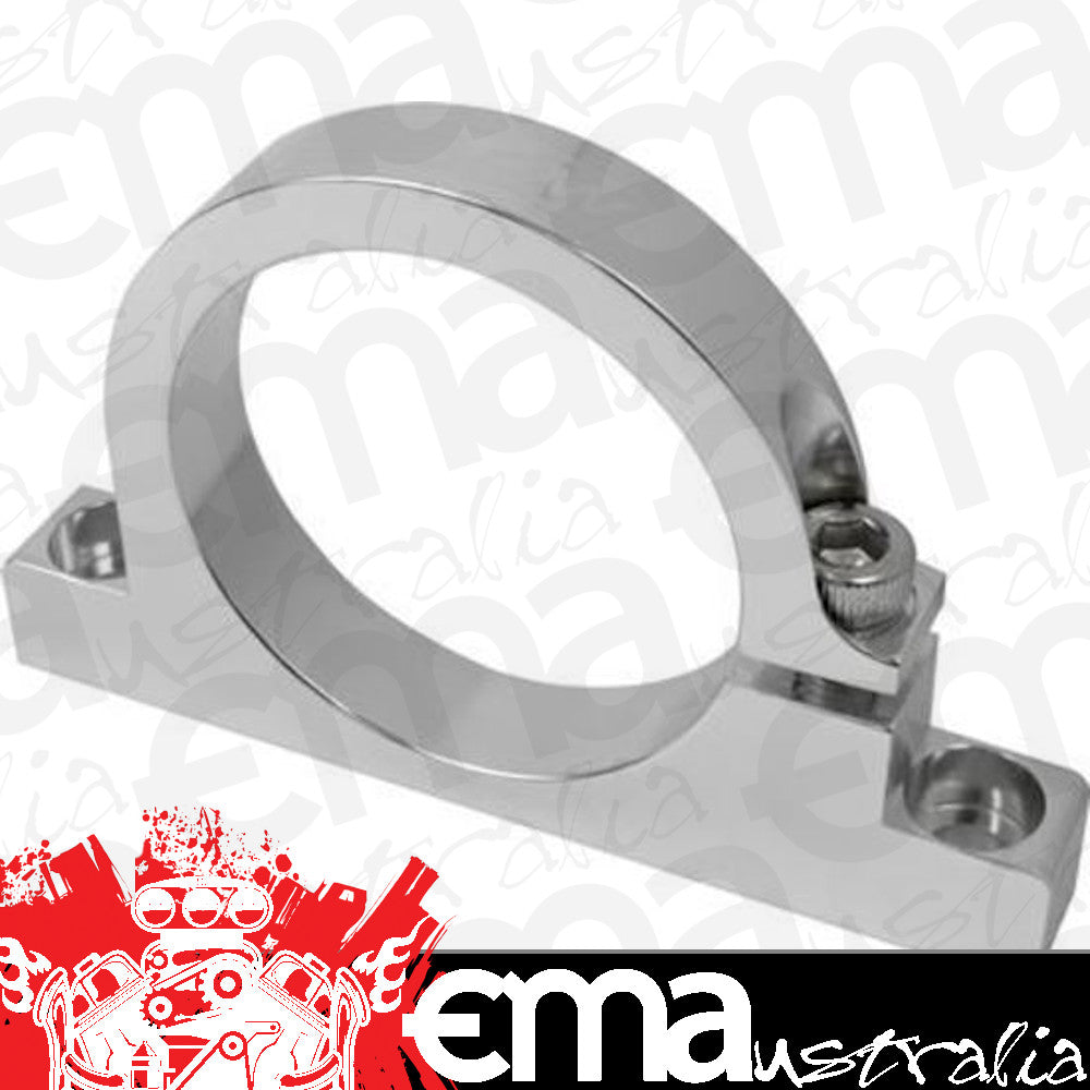 Proflow PFEFS300-1 Fuel Filter Brackets Single 50mm hole Aluminium Silver Anodised