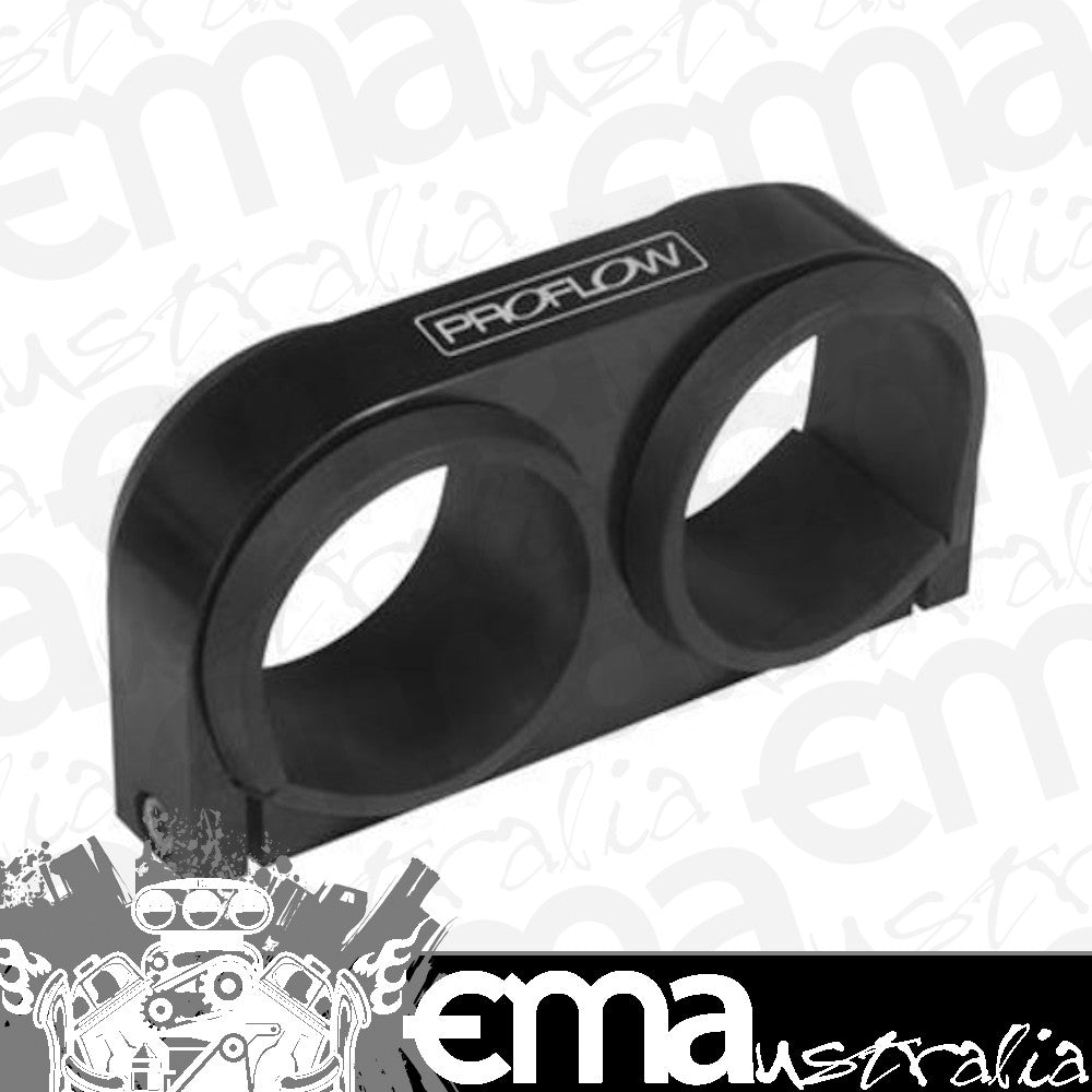 Proflow PFEFS5076BK Dual Fuel Pump Bracket Billet Aluminium Bosch/ 044 Style Pumps Black Anodised
