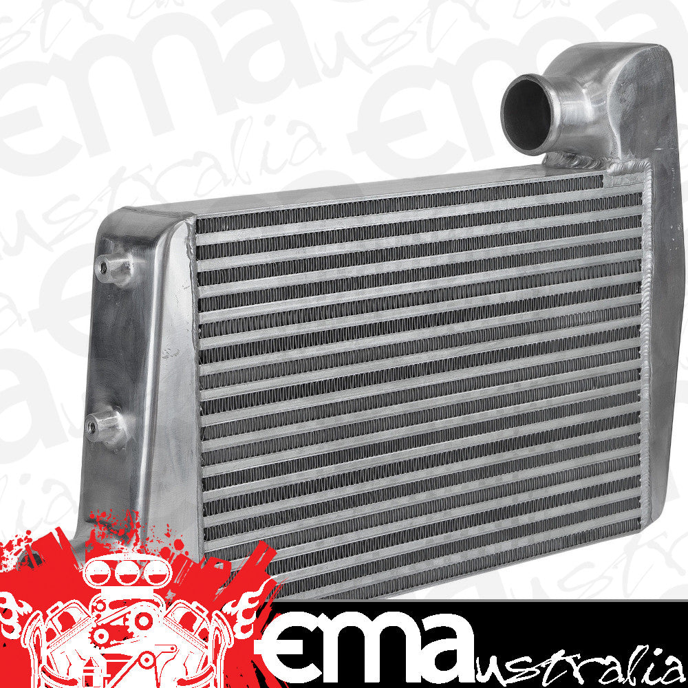 Ford BA-BF Intercooler Bar Plate For Falcon XR6 BA BF 450 x 300 x 76mm 2.5'' Outlets Aluminium Natural Proflow PFEICFDBA