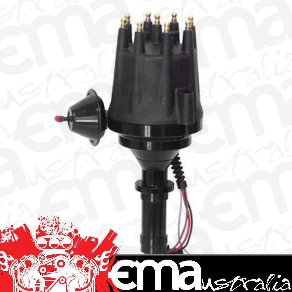 Proflow PFEID110R Distributor Billet Ready-to-Run Black Vacuum Advance For Holden Commodore 253 308 V8