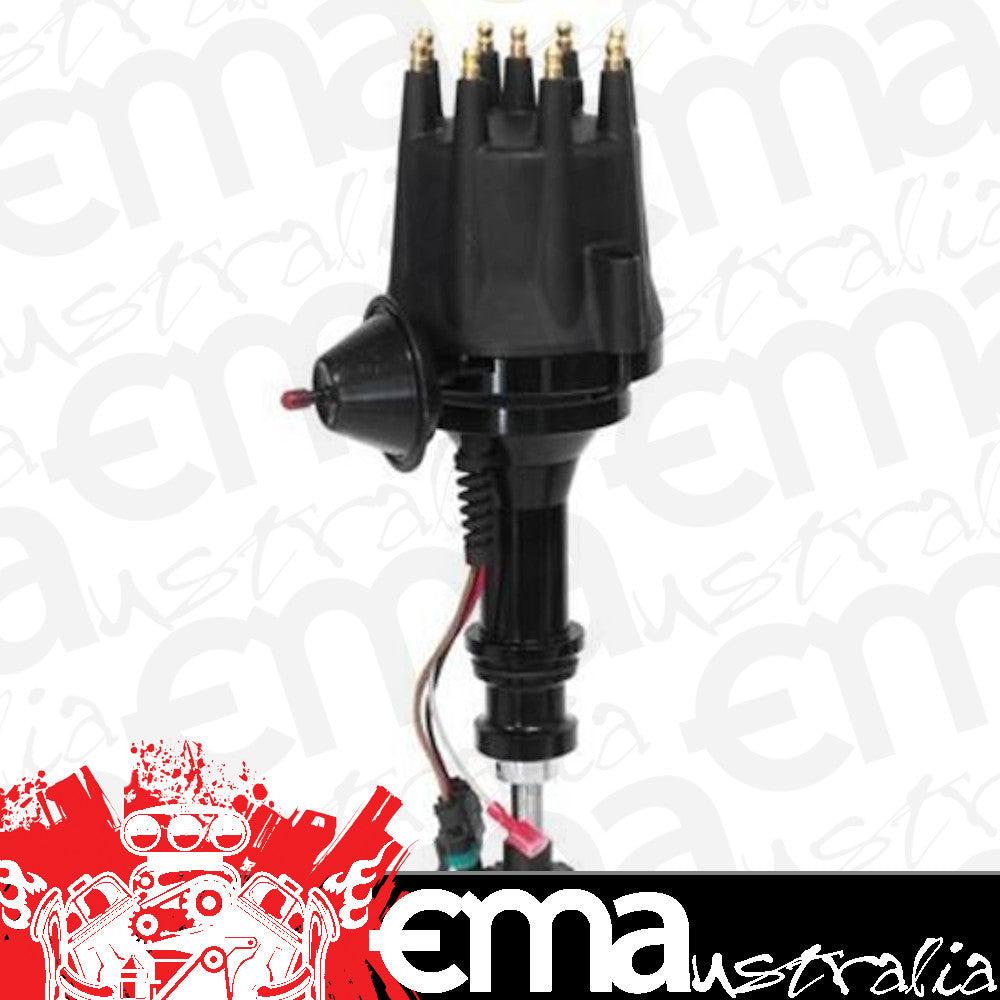 Proflow PFEID410R Distributor Billet Black Ready-to-Run Vacuum Advance For Ford 289 302 Windsor