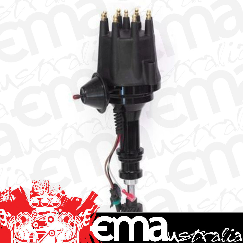 Proflow PFEID420R Distributor Billet Black Ready-to-Run Vacuum Advance For Ford 351Windsor