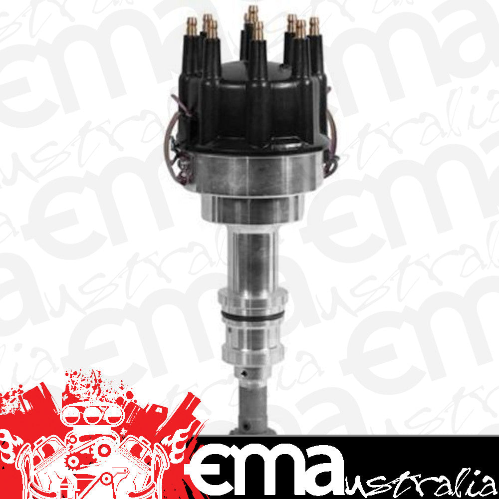 Proflow PFEID440E Distributor HEI Street Series Magnetic Pickup Bosch Style Black Cap For Ford 351 Windsor